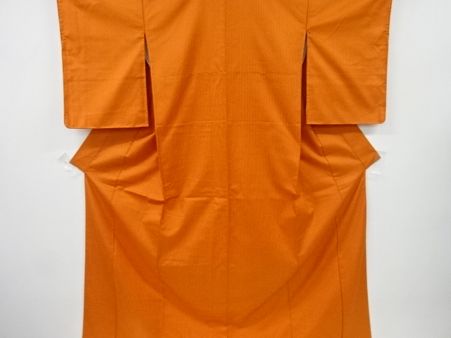 JAPANESE KIMONO / TSUMUGI / WOVEN CROSS PATTERN